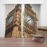 Závěs Clock tower: 2ks 140x250cm