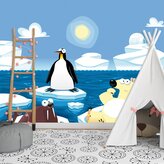 Tapeta Lední zvířátka: 125x75 cm