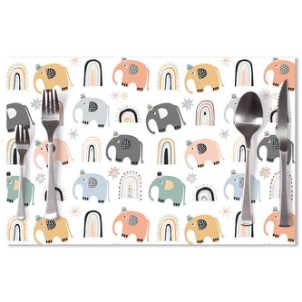 Prostírání Animovaní sloni: 40x30cm
