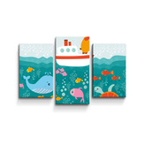 Obraz - 3-dílný Mořský svět: 75x50 cm