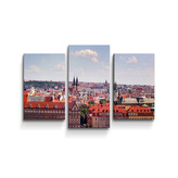 Obraz - 3-dílný Praha: 75x50 cm
