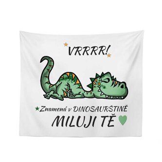 Deka Dinosaurus: 150x120 cm