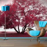 Tapeta Červený strom: 125x75 cm