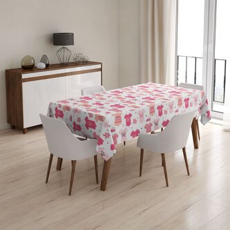 Ubrus Růžové oblečky: 130x170 cm