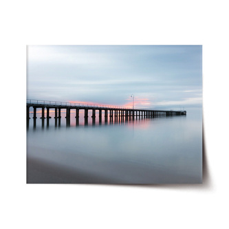 Plakát Molo s červánky: 120x80 cm