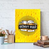 Dárková cedulka Vášnivý pivař: 30x40 cm