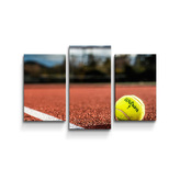 Obraz - 3-dílný Tennis: 75x50 cm