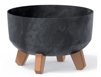 květináč GRACIA LOW DGRL240LE antracit