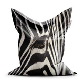 Sedací vak Detail zebra: 150x100 cm