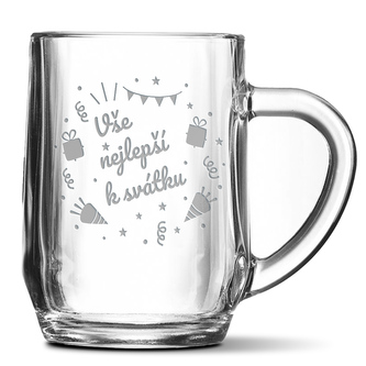 Půllitr Vše nejlepší k svátku 2: 0,5