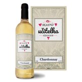 Bílé víno Nejlepší učitelka všech dob: 0,75 l
