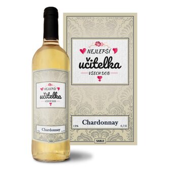 Bílé víno Nejlepší učitelka všech dob: 0,75 l