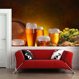 Tapeta Sklenice s pivem: 208x125 cm