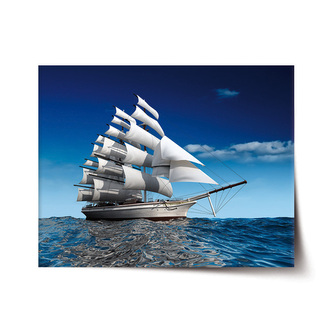 Plakát Loď: 120x80 cm