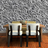 Tapeta Bílá vlákna: 336x220 cm