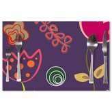 Prostírání Nakreslené květiny: 40x30cm