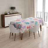 Ubrus Chrastítko a čepičky: 130x170 cm