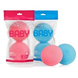 Suavipiel Dětská měkká houba na mytí (Baby Soft Sponge X2) Varianta Růžová child