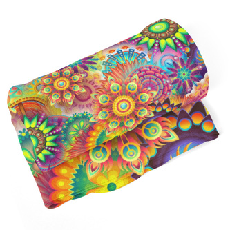 Deka Barevné obrazce: 150x120 cm