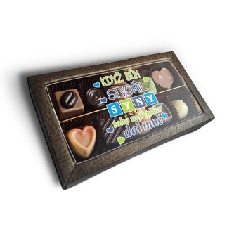 Pralinky Když Bůh stvořil syny: 10 ks pralinek