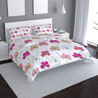 Povlečení Růžové kvítí: 140x220 / 90x70