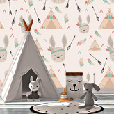 Tapeta Zajíček indián: 208x125 cm