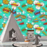 Tapeta Komiks: 336x220 cm