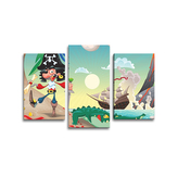 Obraz - 3-dílný Pirát: 75x50 cm