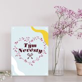 Dárková cedulka Tým nevěsty: 30x40 cm