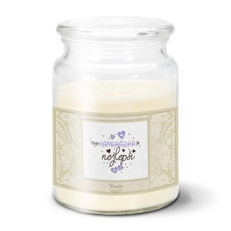 Svíčka Moje kamarádka je nejlepší: 500 g 