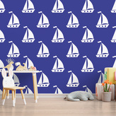 Tapeta Bílé lodě: 336x220 cm