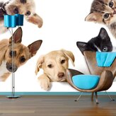 Tapeta Štěňátka a koťátka: 336x220 cm