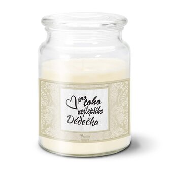 Svíčka Pro toho nejlepšího dědečka: 500 g 