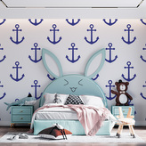 Tapeta Modré kotvy: 125x75 cm