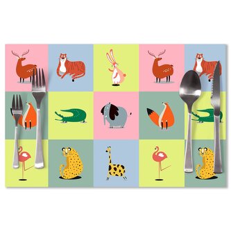 Prostírání Zvířátka ze Zoo: 40x30cm