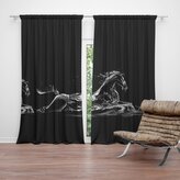 Závěs Vodní kůň: 2ks 140x250cm
