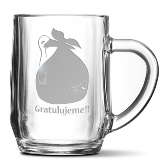 Půllitr Gratulujeme!!!: 0,5