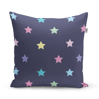 Polštář Hvězdy na modré: 40x40 cm
