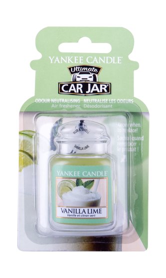 Yankee Candle Luxusní visačka do auta Vanilka s limetkou (Vanilla Lime) 1 ks unisex