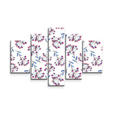 Obraz - 5-dílný Jeřabiny: 125x90 cm