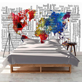 Tapeta Jména států: 336x220 cm