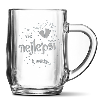 Půllitr Vše nejlepší k svátku: 0,5