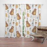 Závěs Medvědi: 2ks 140x250cm