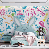 Tapeta Barevná škola: 125x75 cm