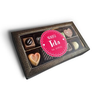 Pralinky Nejlepší teta na světě: 10 ks pralinek