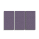 Obraz - 3-dílný Bílé čtverce: 120x80 cm