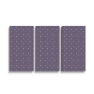 Obraz - 3-dílný Bílé čtverce: 120x80 cm