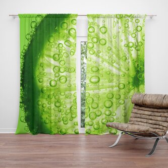 Závěs Limetka: 2ks 140x250cm Závěs Limetka: 2ks 140x250cm