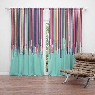 Závěs Stékající barva: 2ks 140x250cm Závěs Stékající barva: 2ks 140x250cm