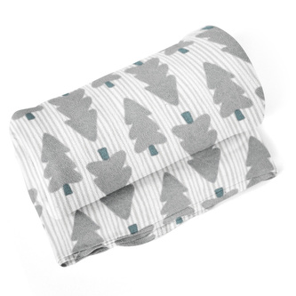 Deka Šedé stromky: 190x140 cm